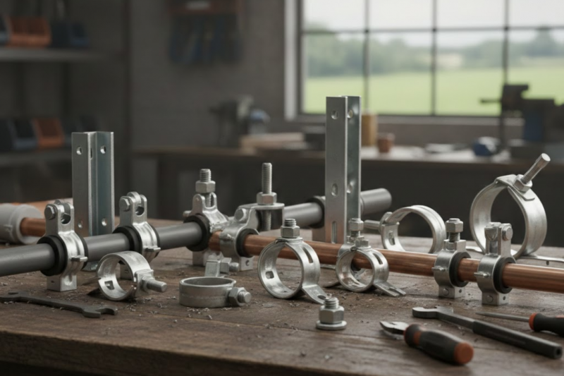 Conheça as Principais Aplicações e Tipos de Abraçadeiras para Tubos